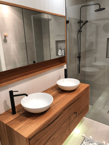 Bathroom Vanities Re Sawn, Timber Bathroom Vanity Cabinets